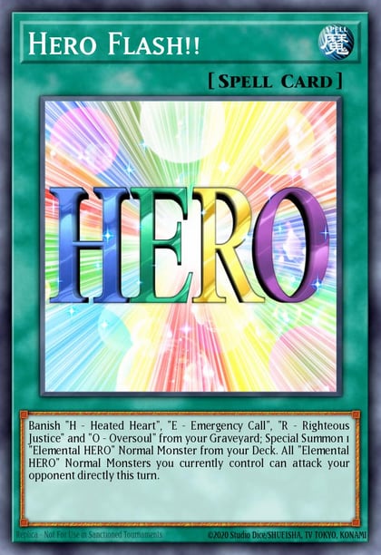 Hero Flash!!, Legendary Duelists: Season 3 LDS3-EN111
