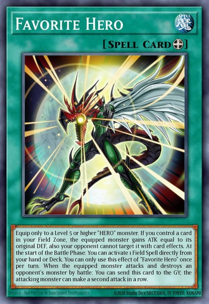 Favorite Hero, Legendary Duelists: Season 3 LDS3-EN114