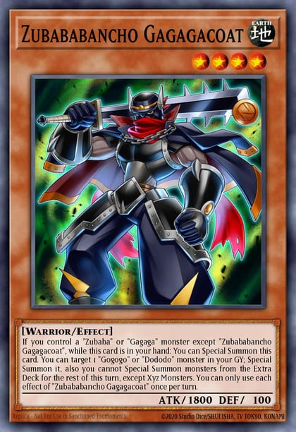 Zubababancho Gagagacoat, Legendary Duelists: Season 3 LDS3-EN125