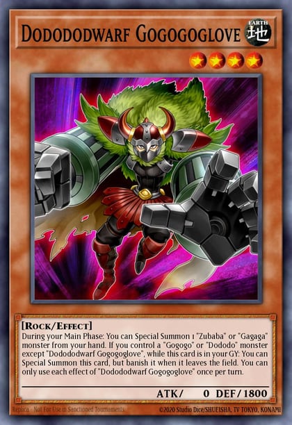 Dodododwarf Gogogoglove, Legendary Duelists: Season 3 LDS3-EN126