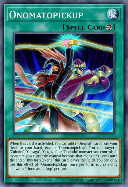 Onomatopickup, Legendary Duelists: Season 3 LDS3-EN128