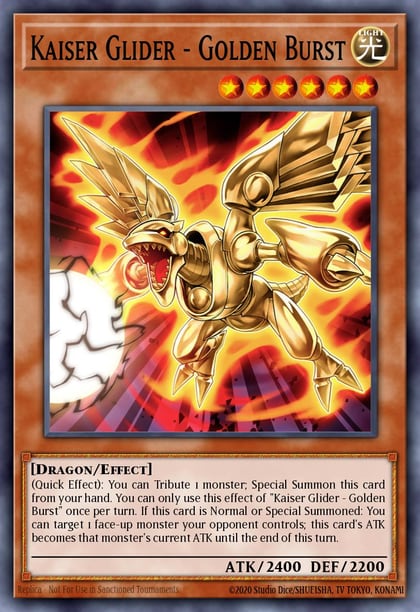 Kaiser Glider Golden Burst, Legendary Duelists: Season 3 LDS3-EN136