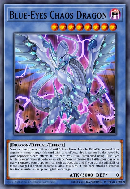 Blue-Eyes Chaos Dragon, Legendary Duelists: White Dragon Abyss LED3-EN001