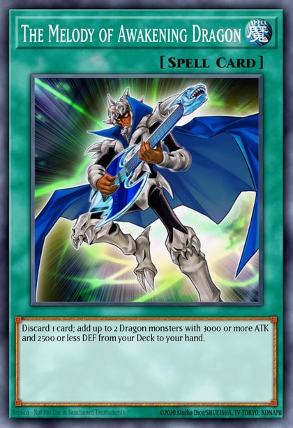 The Melody of Awakening Dragon, Legendary Duelists: White Dragon Abyss LED3-EN009