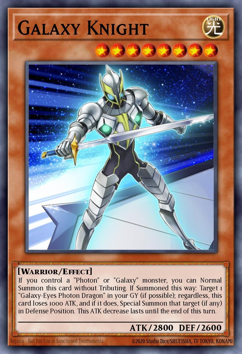 Galaxy Knight, Legendary Duelists: White Dragon Abyss LED3-EN040