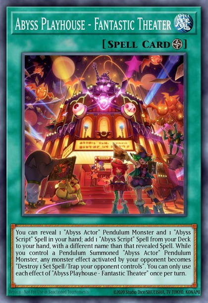 Abyss Playhouse - Fantastic Theater, Legendary Duelists: White Dragon Abyss LED3-EN048