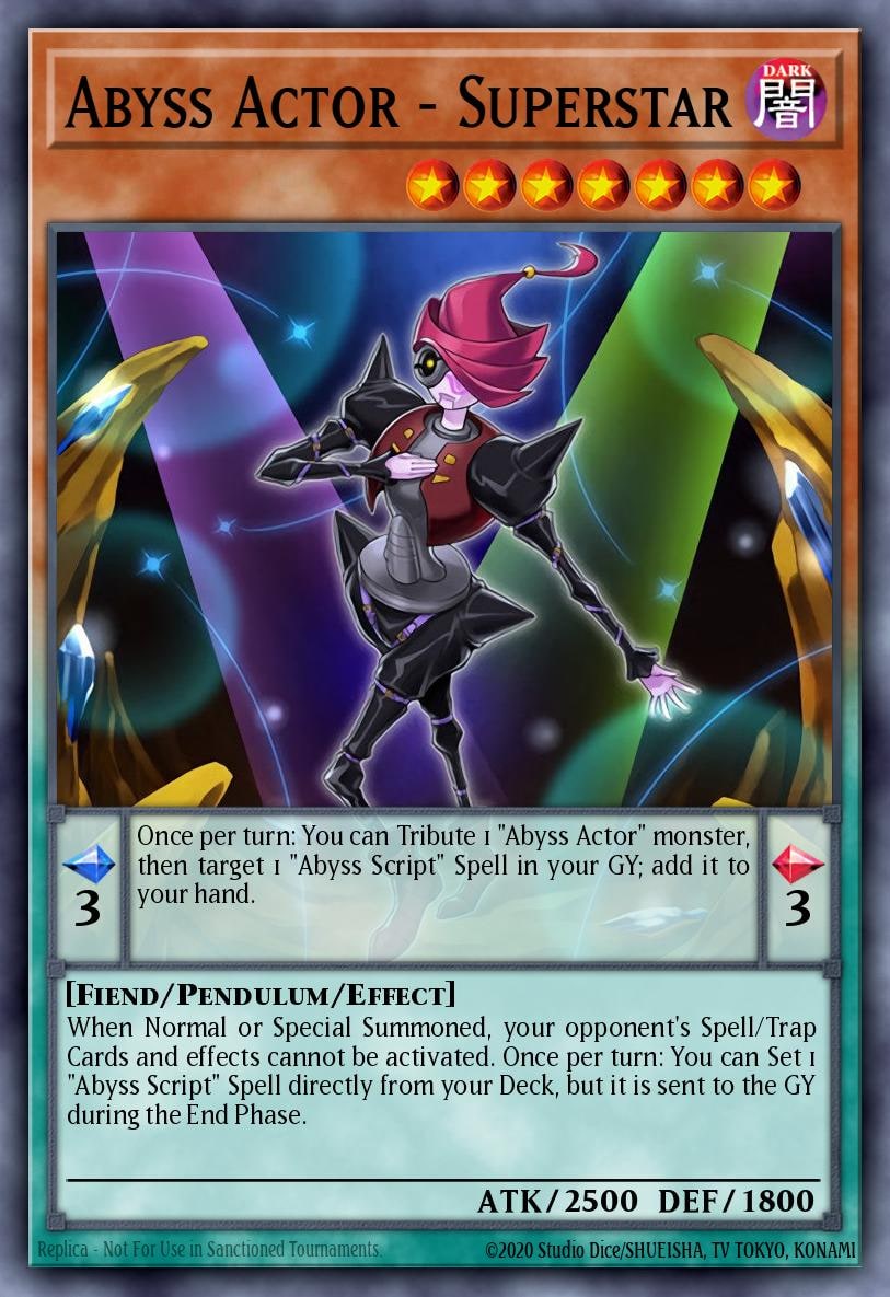 Abyss Actor - Superstar, Legendary Duelists: White Dragon Abyss LED3-EN050