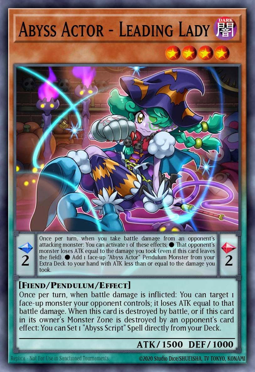 Abyss Actor - Leading Lady, Legendary Duelists: White Dragon Abyss LED3-EN051