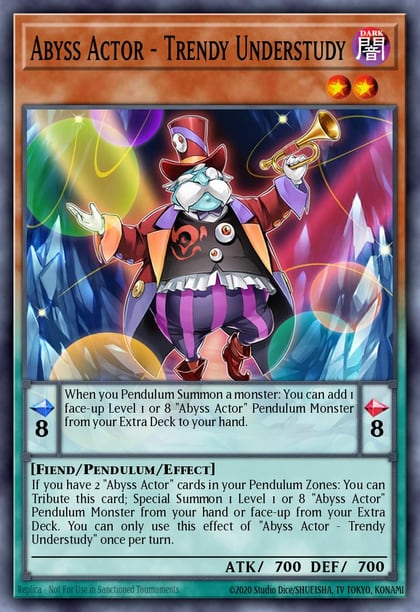 Abyss Actor - Trendy Understudy, Legendary Duelists: White Dragon Abyss LED3-EN052