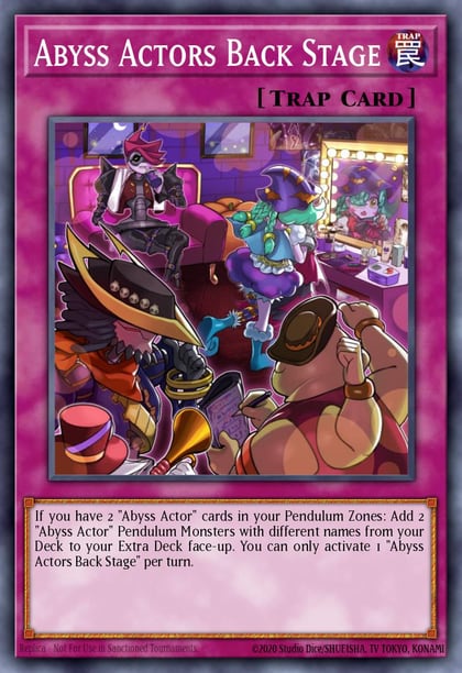Abyss Actors Back Stage, Legendary Duelists: White Dragon Abyss LED3-EN055