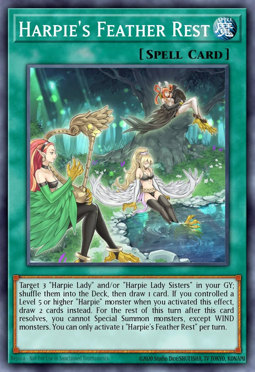 Harpie's Feather Rest, Legendary Duelists: Sisters of the Rose LED4-EN004