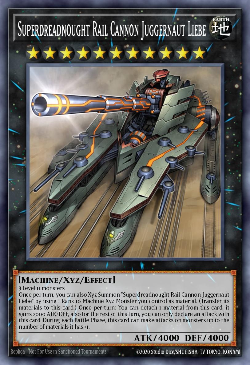 Superdreadnought Rail Cannon Juggernaut Liebe, Legendary Duelists: Sisters of the Rose LED4-EN034