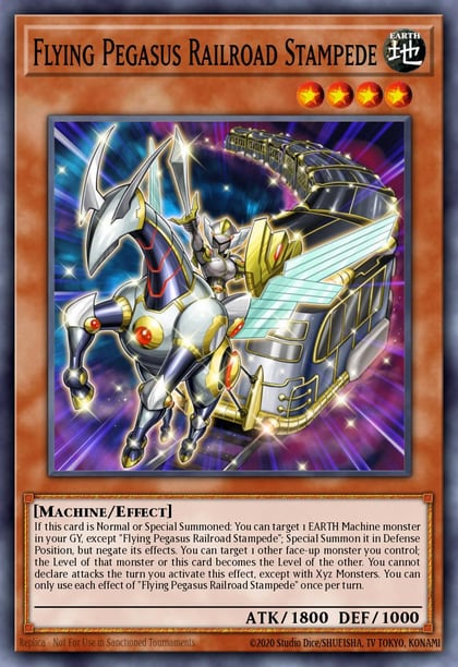 Flying Pegasus Railroad Stampede, Legendary Duelists: Sisters of the Rose LED4-EN036