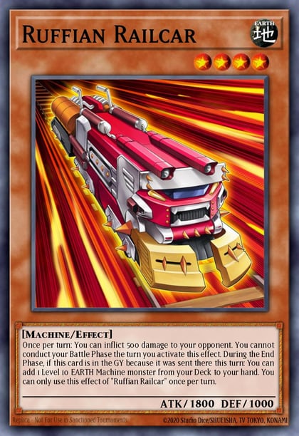 Ruffian Railcar, Legendary Duelists: Sisters of the Rose LED4-EN042