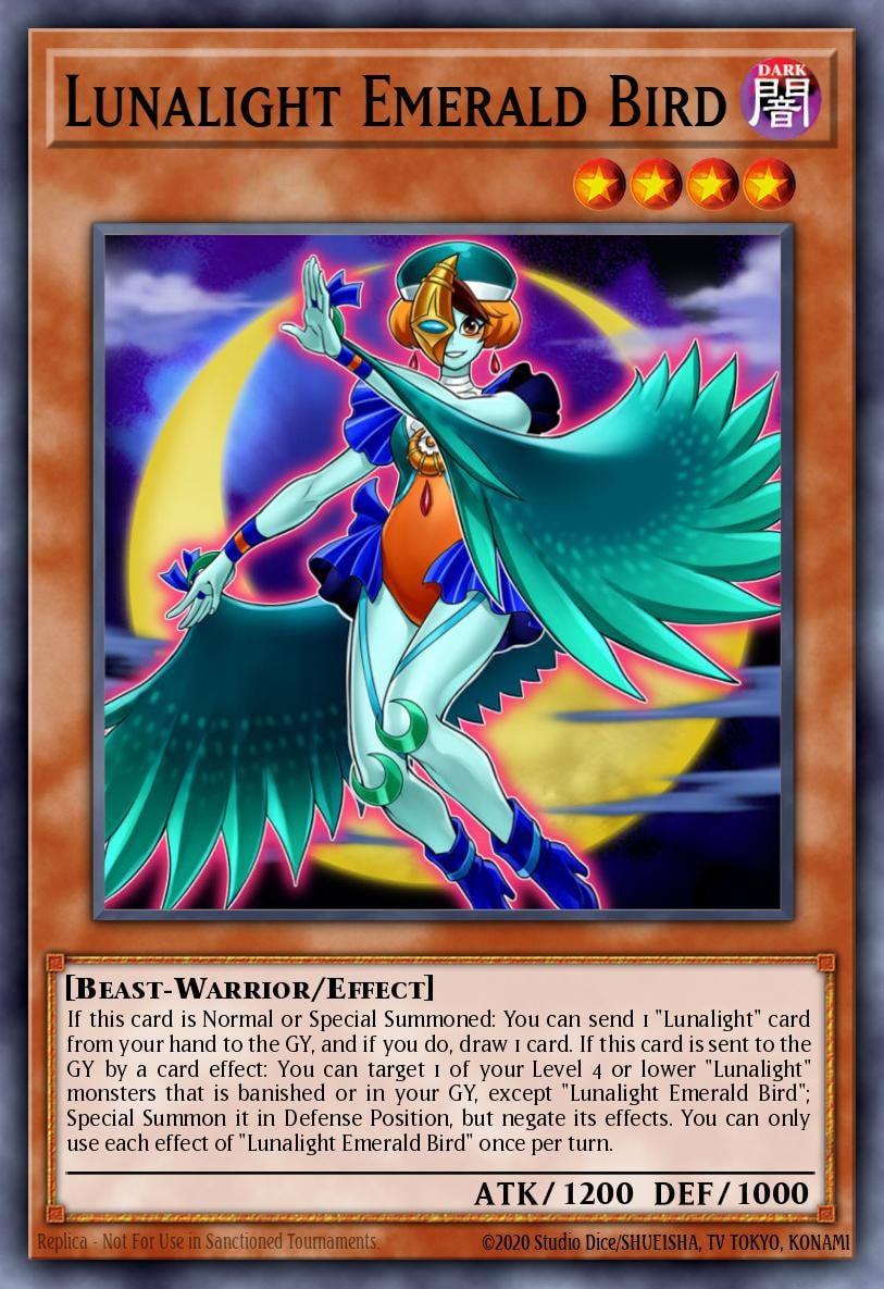 Lunalight Emerald Bird, Legendary Duelists: Sisters of the Rose LED4-EN046