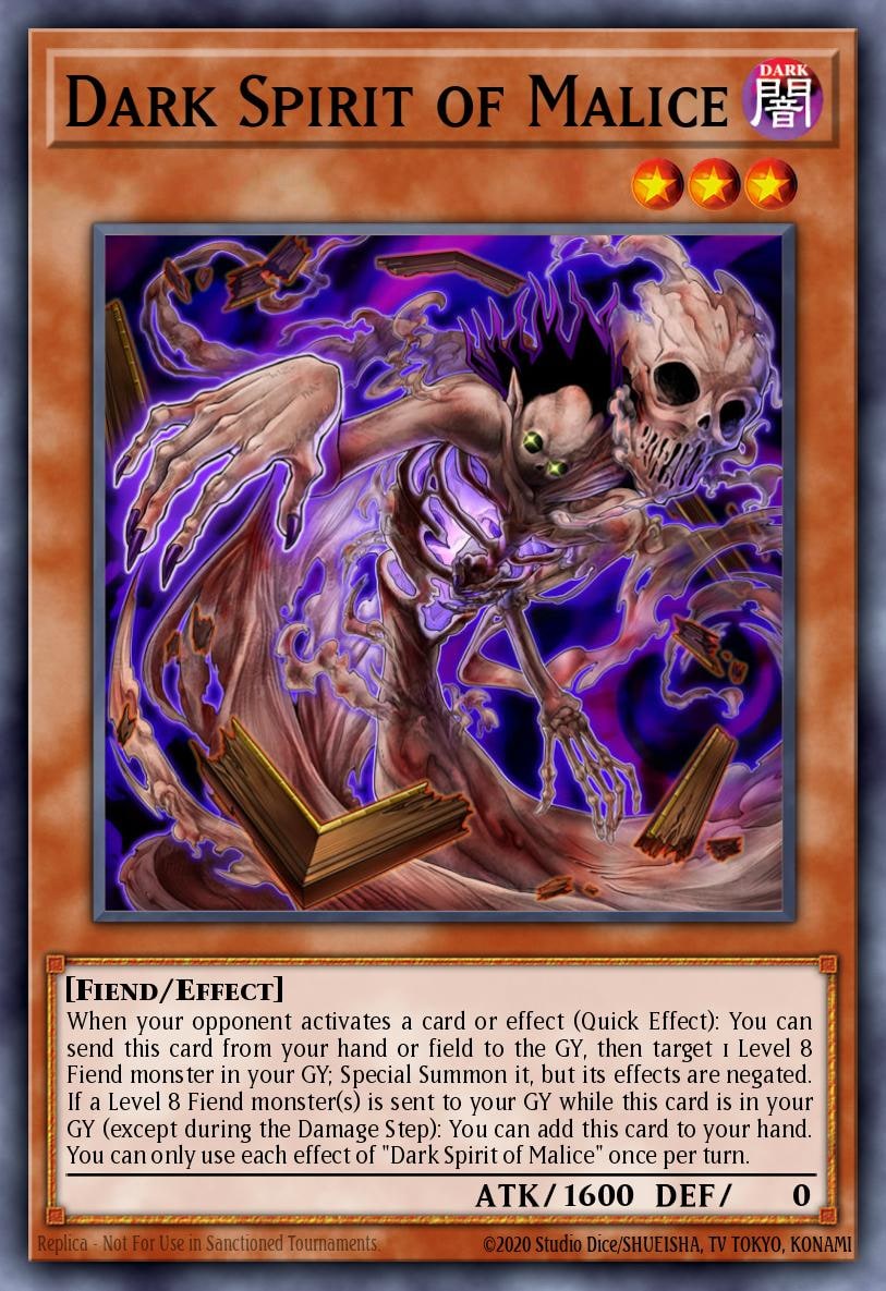 Dark Spirit of Malice, Legendary Duelists: Immortal Destiny LED5-EN003