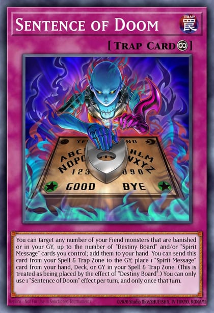 Sentence of Doom, Legendary Duelists: Immortal Destiny LED5-EN005