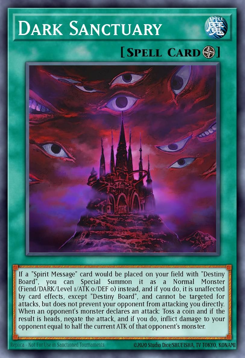 Dark Sanctuary, Legendary Duelists: Immortal Destiny LED5-EN009