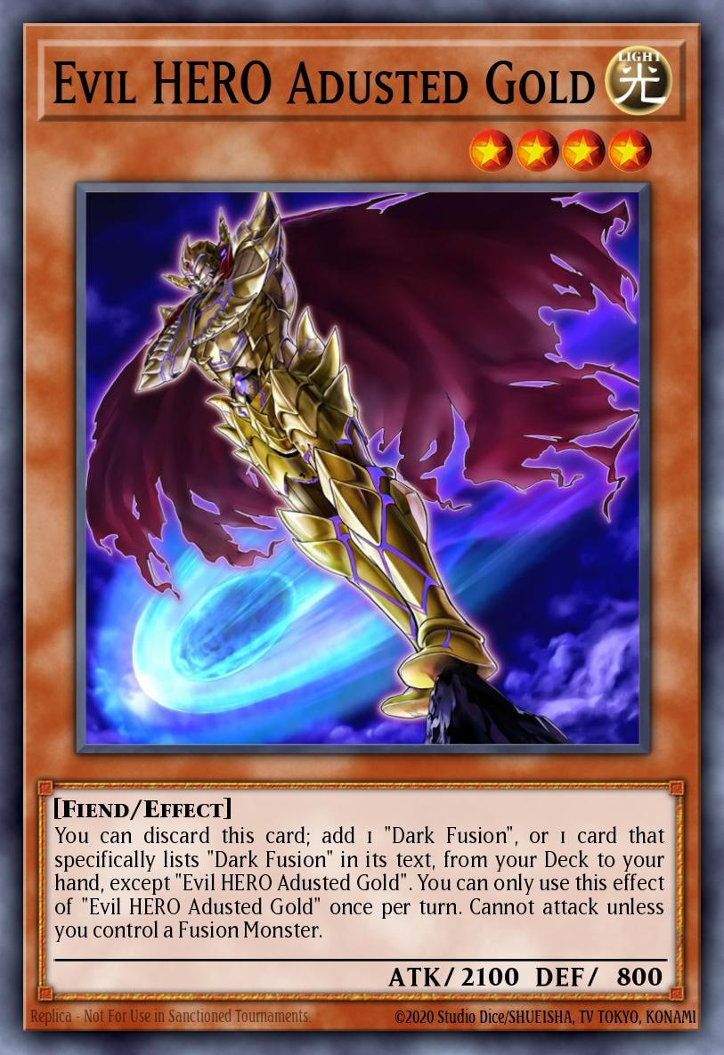 Evil HERO Adusted Gold, Legendary Duelists: Immortal Destiny LED5-EN013