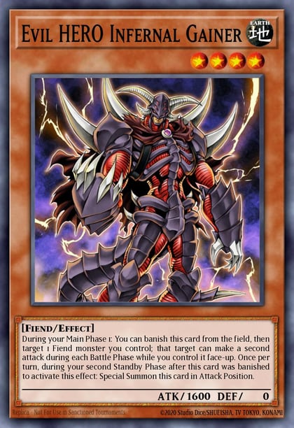 Evil HERO Infernal Gainer, Legendary Duelists: Immortal Destiny LED5-EN018