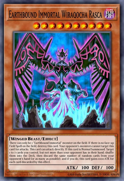 Earthbound Immortal Wiraqocha Rasca, Legendary Duelists: Immortal Destiny LED5-EN028