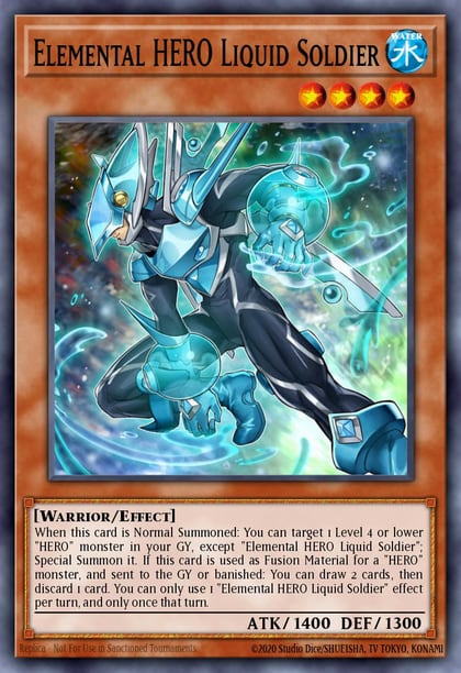 Elemental HERO Liquid Soldier, Legendary Duelists: Magical Hero LED6-EN013