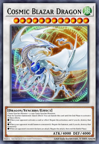 Cosmic Blazar Dragon, Legendary Duelists: Magical Hero LED6-EN029