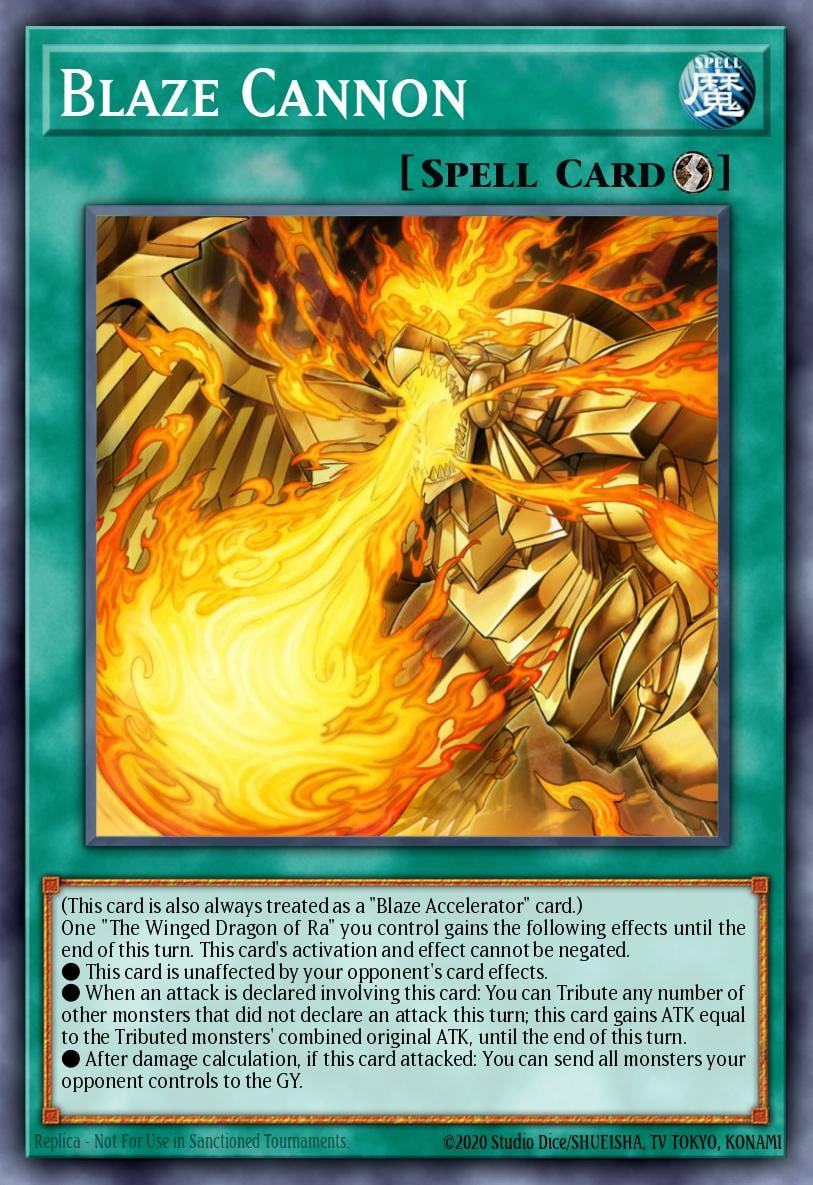 Blaze Cannon, Legendary Duelists: Rage of Ra LED7-EN005