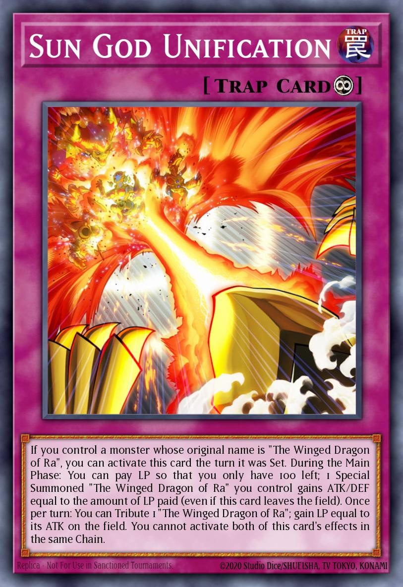 Sun God Unification, Legendary Duelists: Rage of Ra LED7-EN007