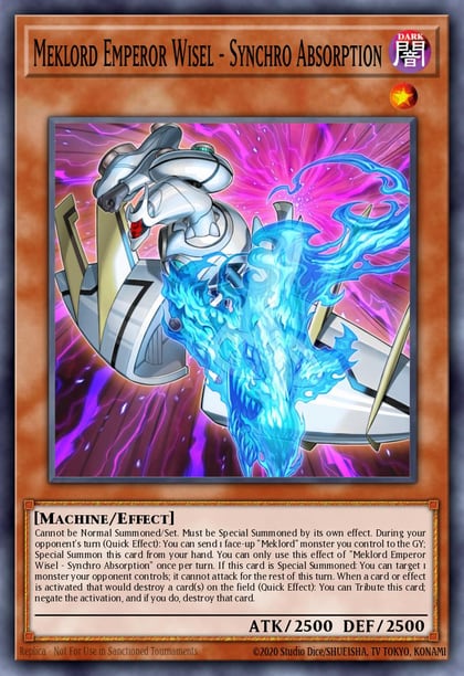 Meklord Emperor Wisel - Synchro Absorption, Legendary Duelists: Rage of Ra LED7-EN017