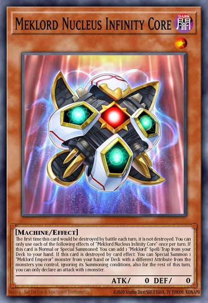 Meklord Nucleus Infinity Core, Legendary Duelists: Rage of Ra LED7-EN018