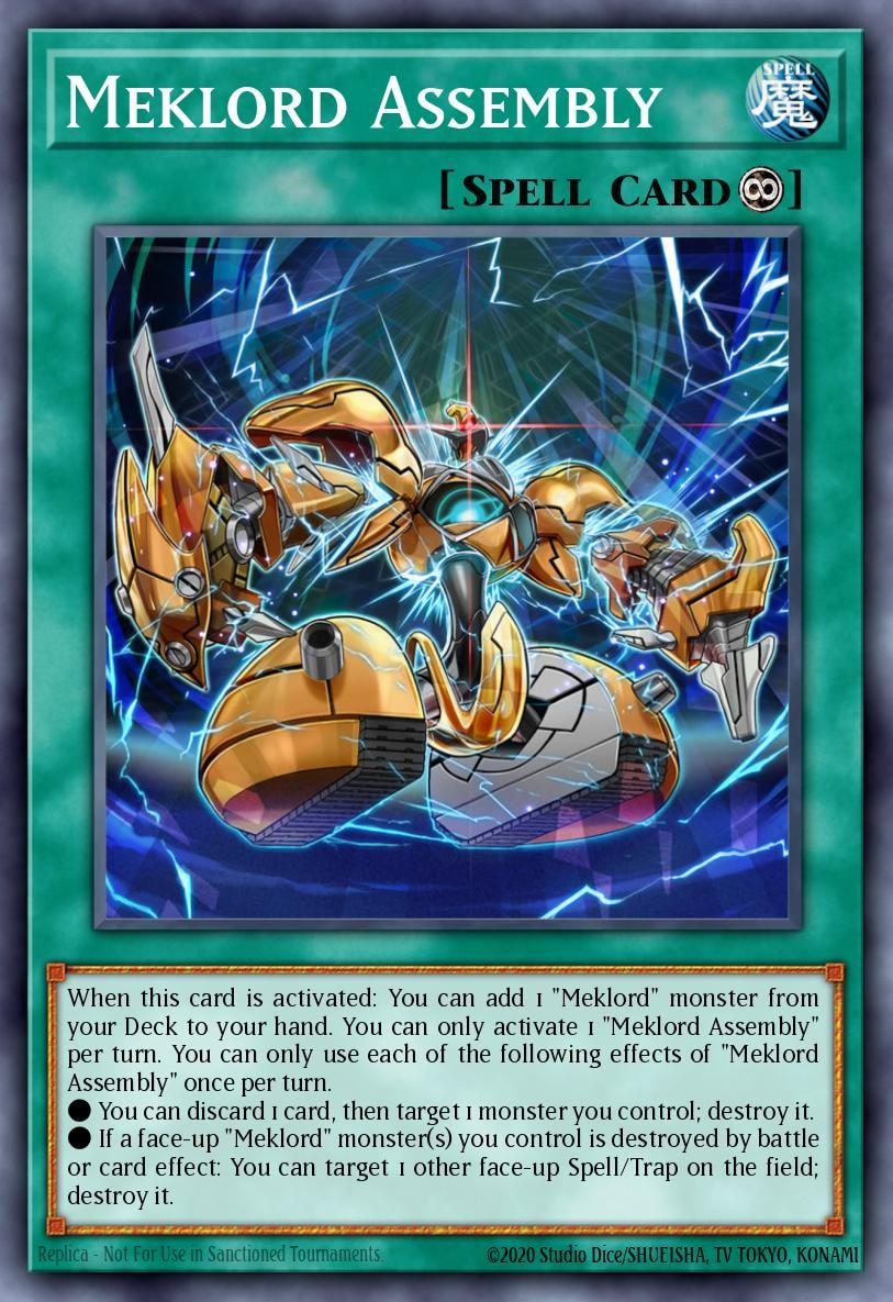 Meklord Assembly, Legendary Duelists: Rage of Ra LED7-EN020