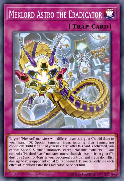 Meklord Astro the Eradicator, Legendary Duelists: Rage of Ra LED7-EN022