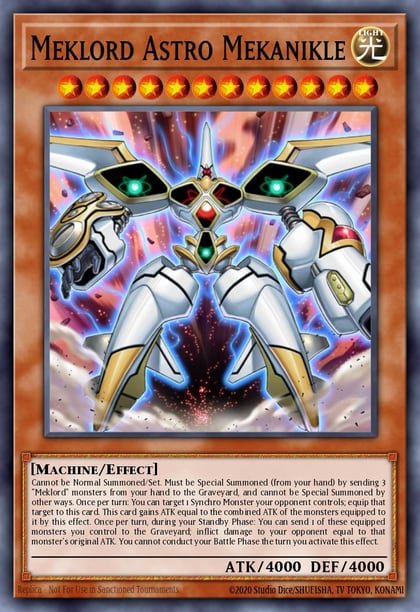 Meklord Astro Mekanikle, Legendary Duelists: Rage of Ra LED7-EN026
