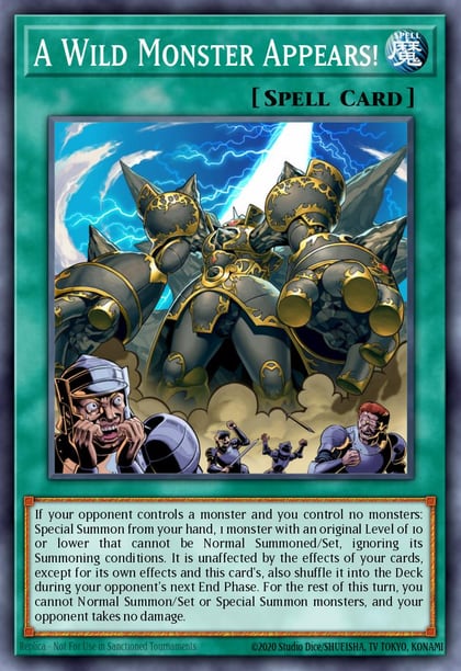 A Wild Monster Appears!, Legendary Duelists: Rage of Ra LED7-EN052