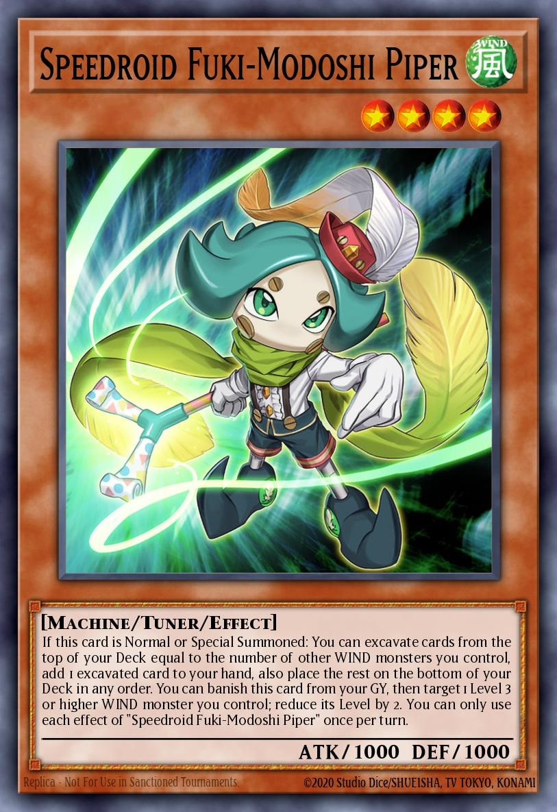 Speedroid Fuki-Modoshi Piper, Legendary Duelists: Synchro Storm LED8-EN002