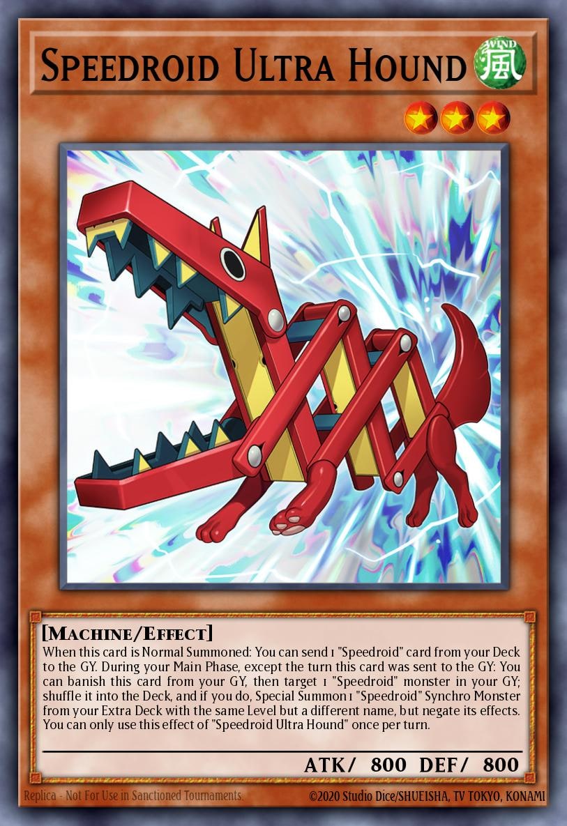 Speedroid Ultra Hound, Legendary Duelists: Synchro Storm LED8-EN003