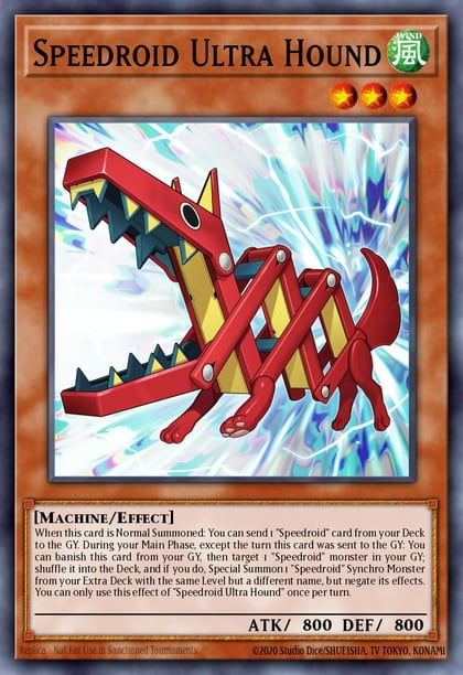 Speedroid Ultra Hound, Legendary Duelists: Synchro Storm LED8-EN003