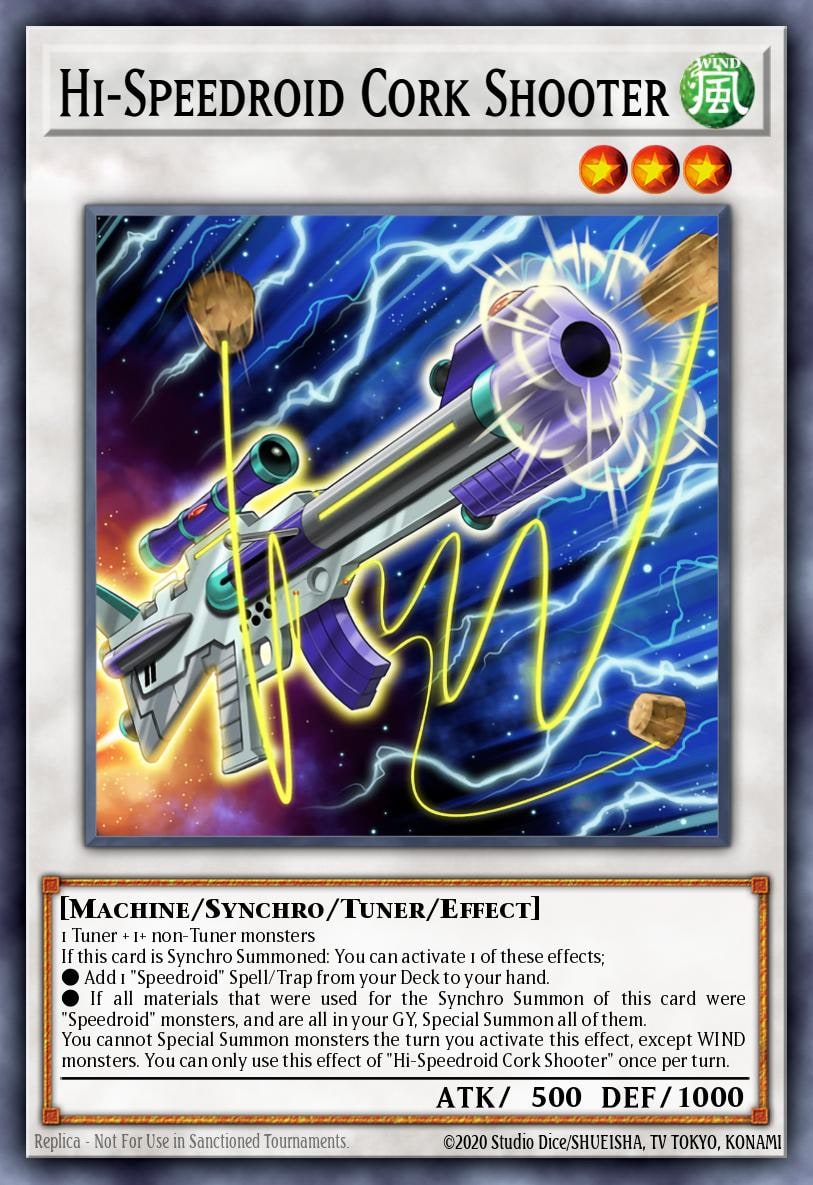 Hi-Speedroid Cork Shooter, Legendary Duelists: Synchro Storm LED8-EN004