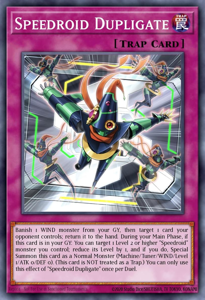 Speedroid Dupligate, Legendary Duelists: Synchro Storm LED8-EN008