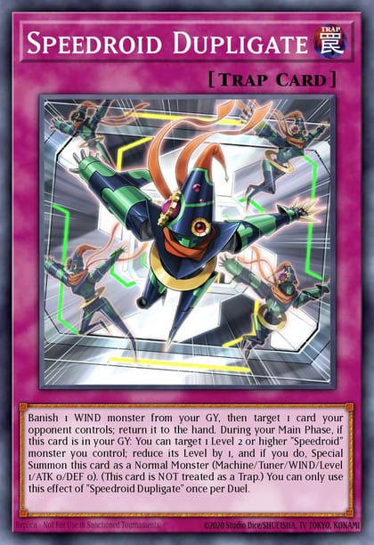 Speedroid Dupligate, Legendary Duelists: Synchro Storm LED8-EN008