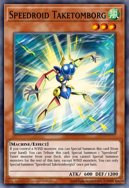Speedroid Taketomborg, Legendary Duelists: Synchro Storm LED8-EN011