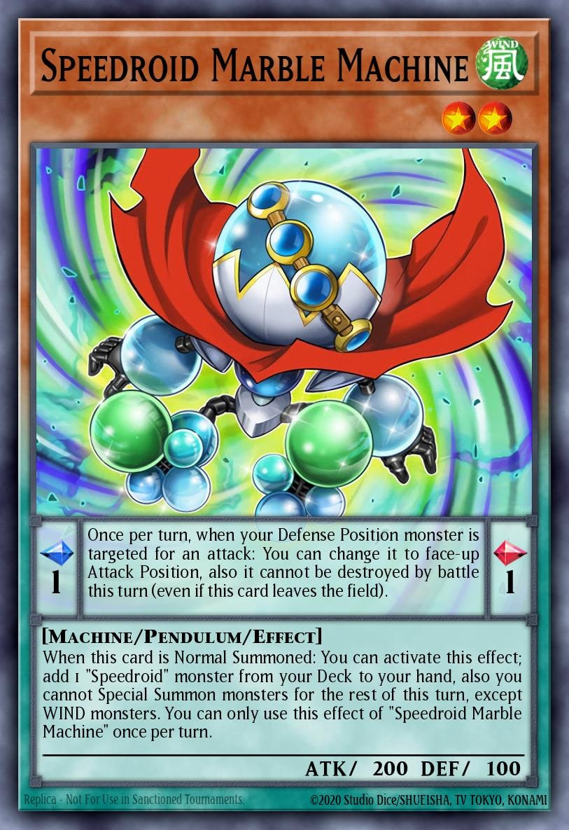 Speedroid Marble Machine, Legendary Duelists: Synchro Storm LED8-EN015