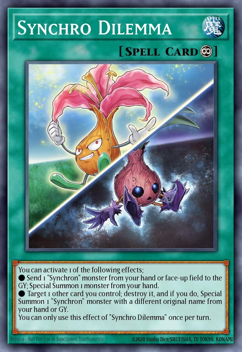 Synchro Dilemma, Legendary Duelists: Synchro Storm LED8-EN026