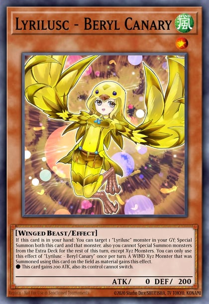 Lyrilusc - Beryl Canary, Legendary Duelists: Synchro Storm LED8-EN035