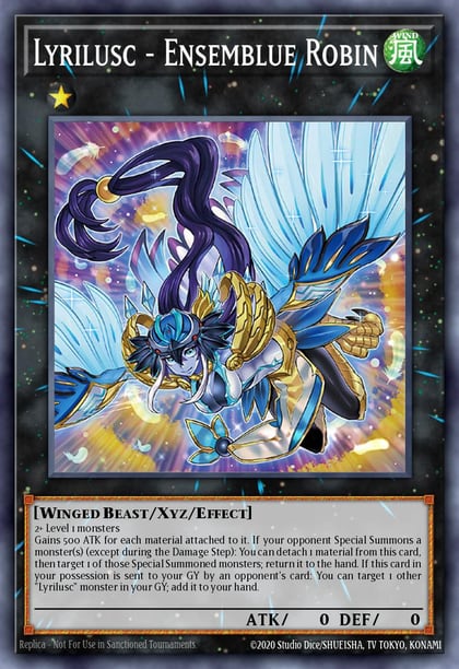 Lyrilusc - Ensemblue Robin, Legendary Duelists: Synchro Storm LED8-EN037