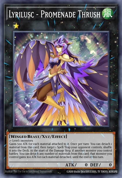 Lyrilusc - Promenade Thrush, Legendary Duelists: Synchro Storm LED8-EN038