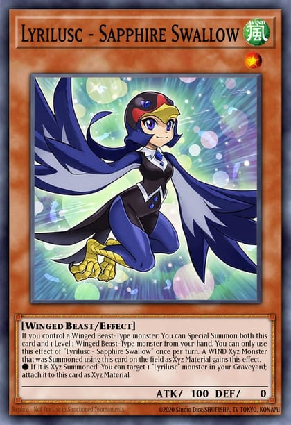 Lyrilusc - Sapphire Swallow, Legendary Duelists: Synchro Storm LED8-EN043