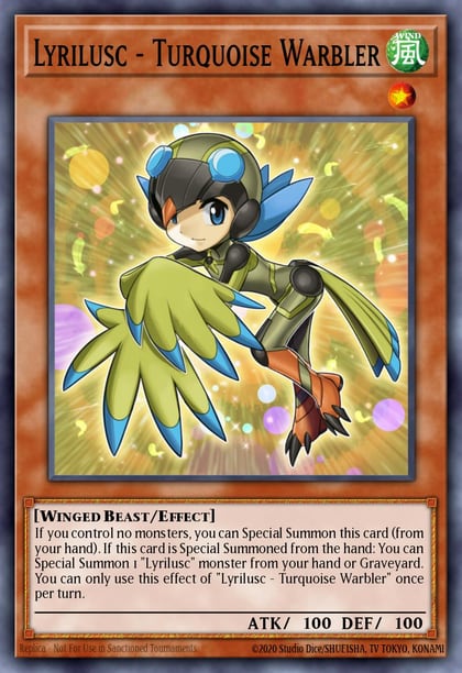 Lyrilusc - Turquoise Warbler, Legendary Duelists: Synchro Storm LED8-EN044