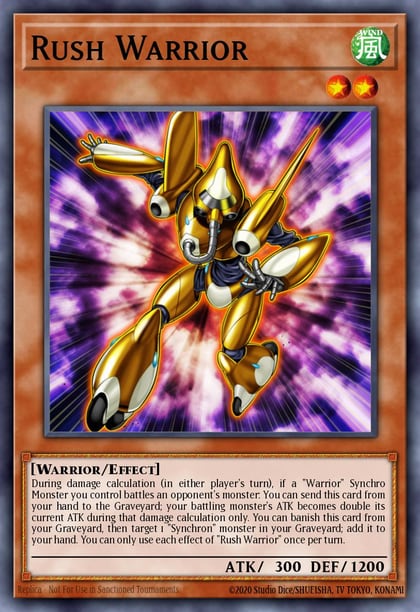 Rush Warrior, Legendary Duelists: Synchro Storm LED8-EN050